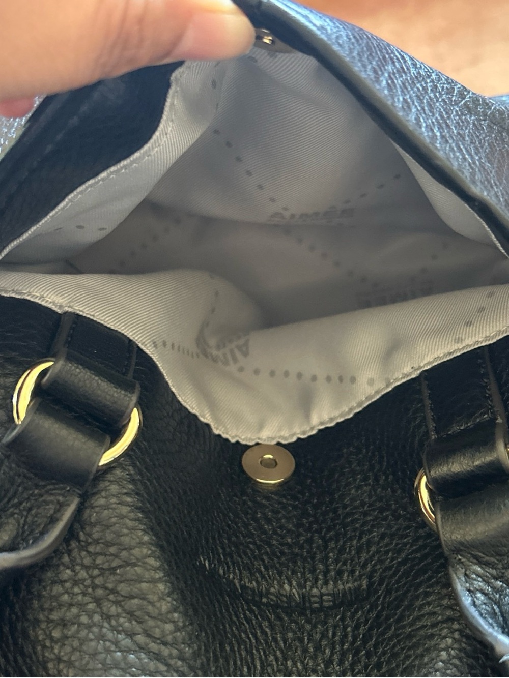AIMEE KESTENBERG Python Snakeskin Prints Foldover Dual Pockets Shoulder Bag - Picture 8 of 11
